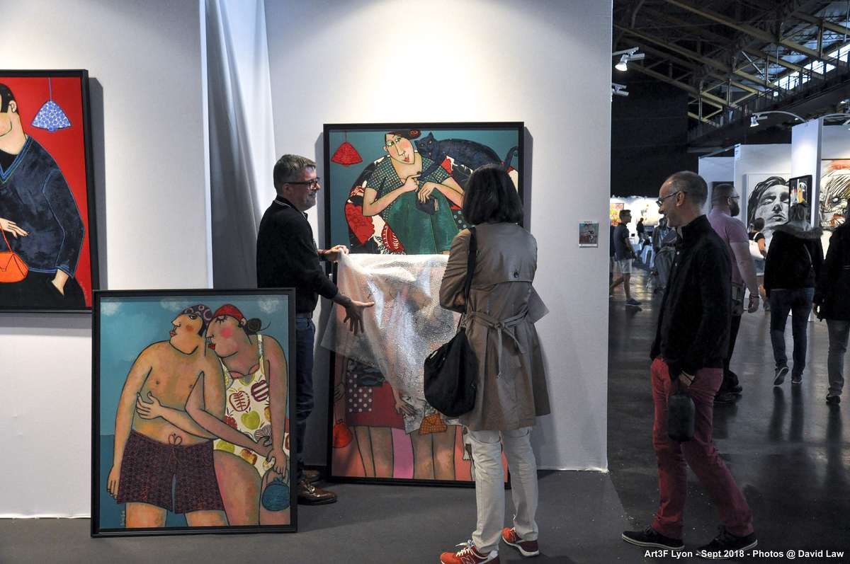 巴黎當代藝術(shù)博覽會，art3f，藝術(shù)展會現(xiàn)場